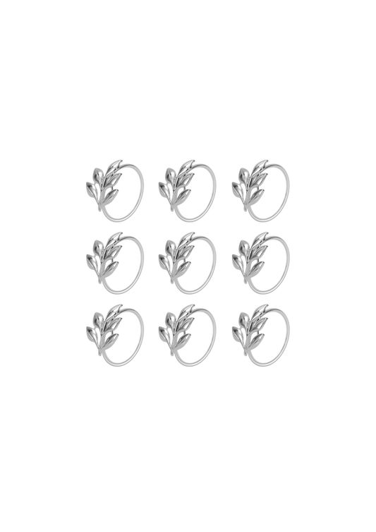 Leaf silver ring (precio unitario)