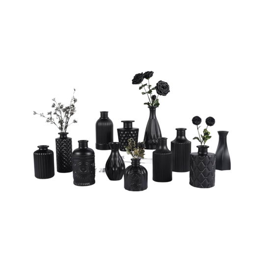 Black vases (precio unitario)