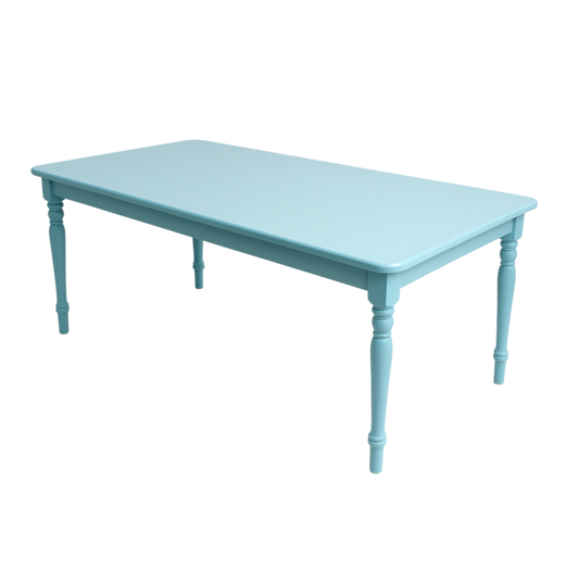 Baby blue table